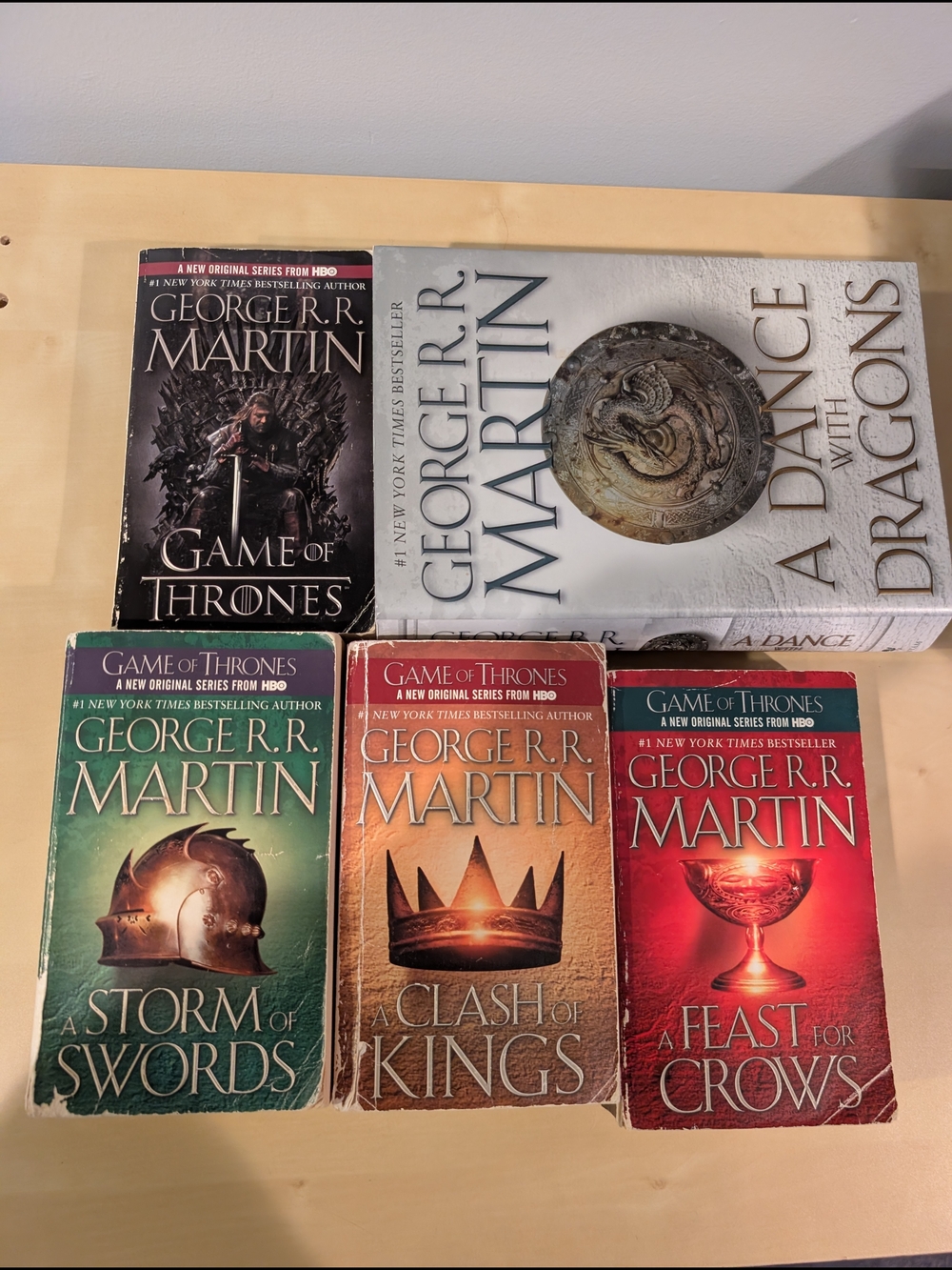 Game Of Thrones Book Lot
